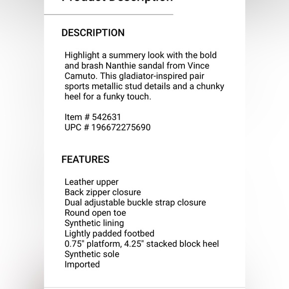 Vince Camuto Nanthie, Sandstone 7 - Picture 12 of 12